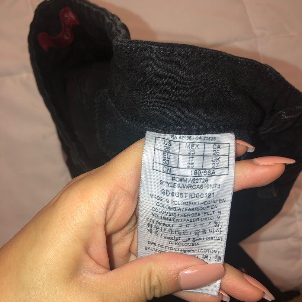 🖤GUESS Black Denim Rocker Jeans - Picture 5 of 6